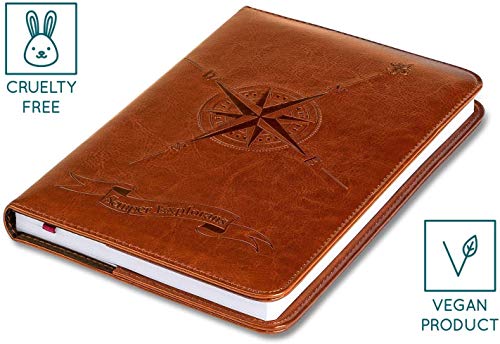SOHOSPARK-Compass-Refillable-Faux-Leather-Journal-6x87-Vegan-Lined-Writing-Journal-for-Women-or-Men
