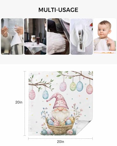 Servilletas de Tela Blancas Cuadradas Pack x4 miniatura 5