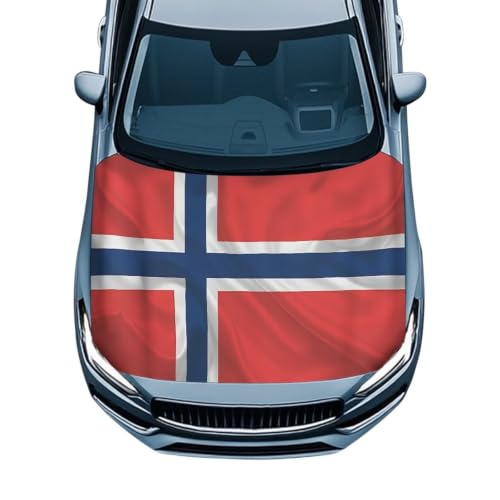 Image of Norway Car Hood Cover Sunshade Windshield Hood All Season Protection Outdoor Foldable Protective Cover, Universal for Cars