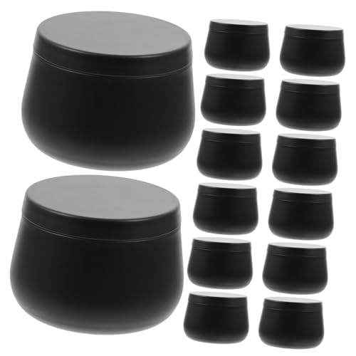 IMIKEYA 24Piezas Caja de Baratijas de Hojalata Redonda para Almacenamiento de Dulces y Duradero para Cocina y Oficina