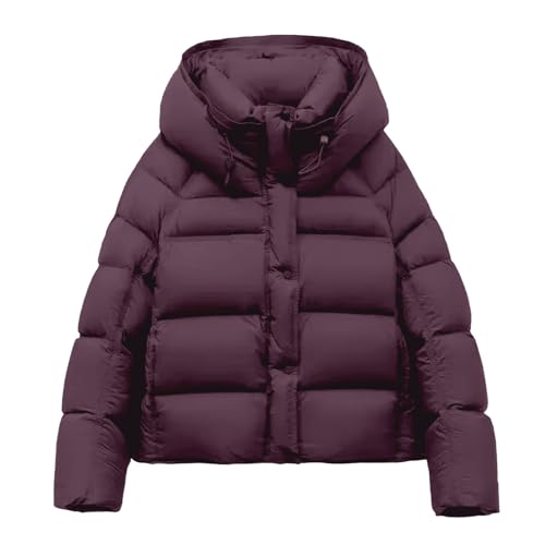 Chaqueta de invierno para mujer abrigo corto ligero contra el frío diario