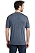 District Made DM130 Mens Perfect Tri Crew Tee, L, Navy Frost