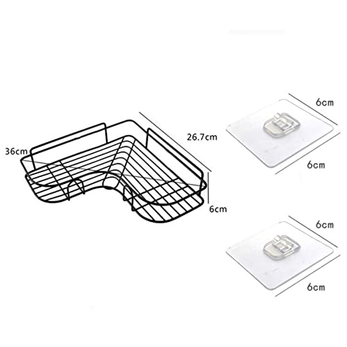 Kit 2 Prateleiras Para Banheiro Lavanderia Cozinha Quarto Adesiva Decorativa Organizadora Lateral 25