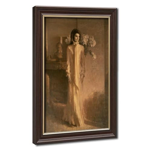 Portrait officiel de Jackie Kennedy affiche sur toile de qualite superieure