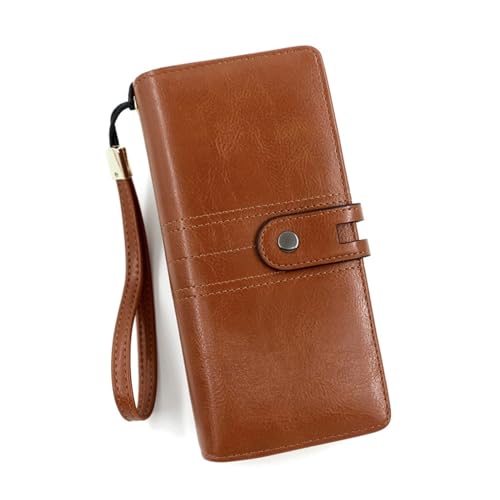 Porte-monnaie sac à main long marron fini la perte de vos cartes