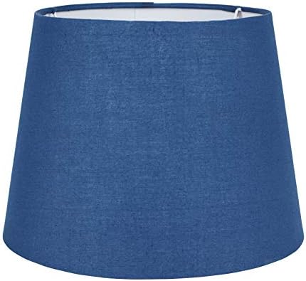 25cm Modern Tapered Table/Floor Lamp Light Shade in a Grey Fabric Finish