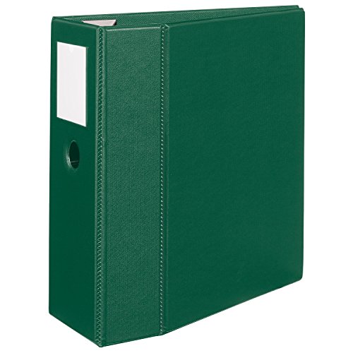 Avery Heavy-Duty Binder with 5-Inch One Touch EZD Ring, Green, 1 Binder (21012)