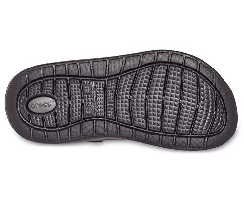 Image of Crocs Unisex Adult Literide Clog, Black /Slate Grey, 8 UK M / 9 UK W (M9W11)