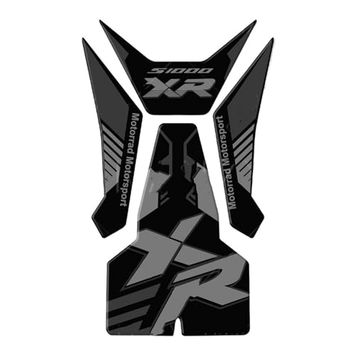 Autocollant de réservoir moto 3D noir pour S1000XR 2020-2023
