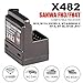 RHINOESC Receiver X482 2.4GHz 4CH FHSS 8.4V High Voltage Internal Antenna Compatible with SANWA FH3/FH4T Transmitter for RC car,Truck,Rock Crawler and Boats (X482 Receiver)