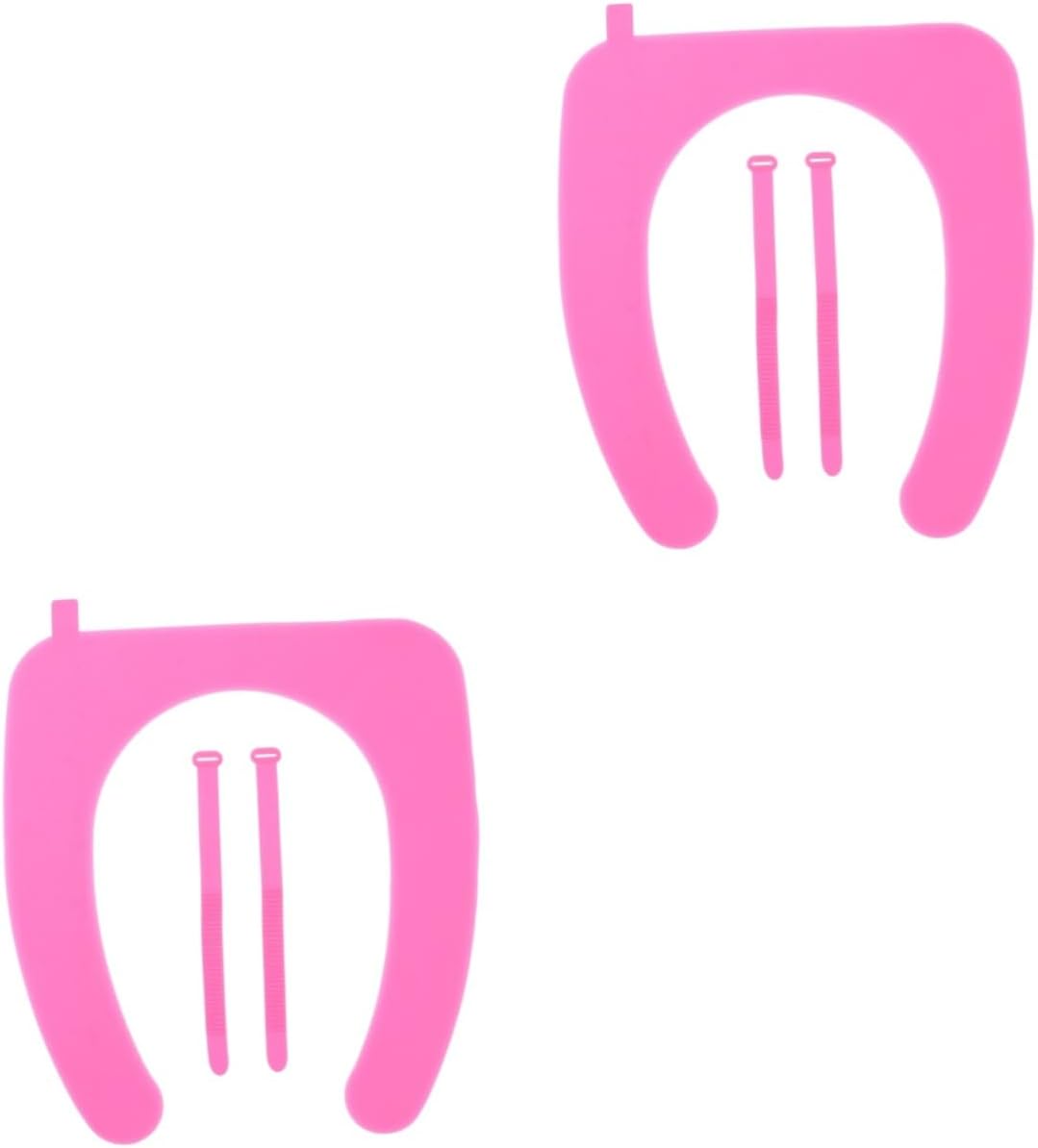 MAGICLULU 2pcs Washable Silicone Toilet Seat Close Pad Reusable Seat Cover Pads for Home Toilet