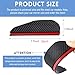 Gasedin 2 PCS Car Side Mirror Rain Guards, Waterproof Carbon Fiber Rearview Mirror Eyebrow Rain Guard, Automotive Rearview Mirror Sun Visor Protector, Exterior Car Accessories (Carbon Fiber)