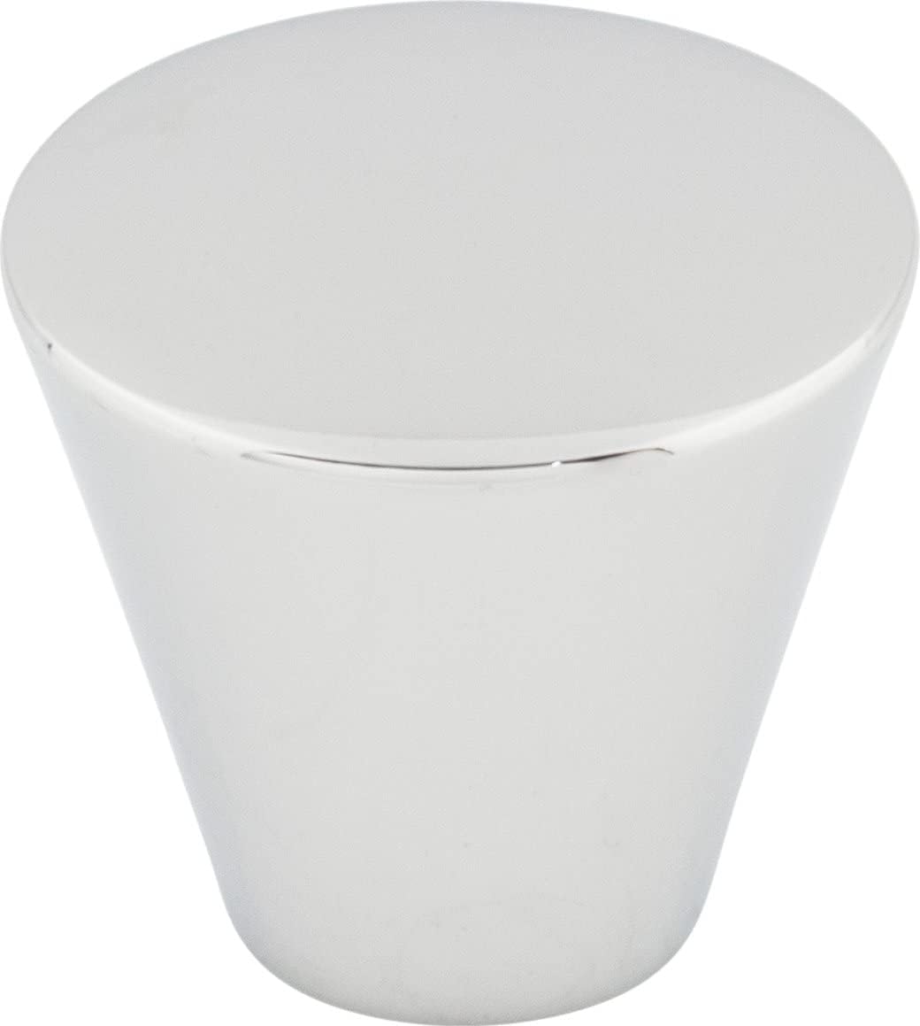 Top Knobs M372 Nouveau Collection 1-1/16" Cone Knob, Polished Chrome