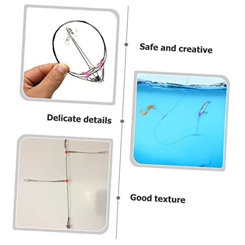 10pcs Professional Fishing Leading Lines Stainless Steel miniatura 3