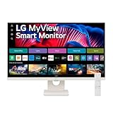 LG MyView 27SR73U 27' 16:9 4K Ultra HD USB-C IPS LCD HDR Smart Monitor with WebOS, White
