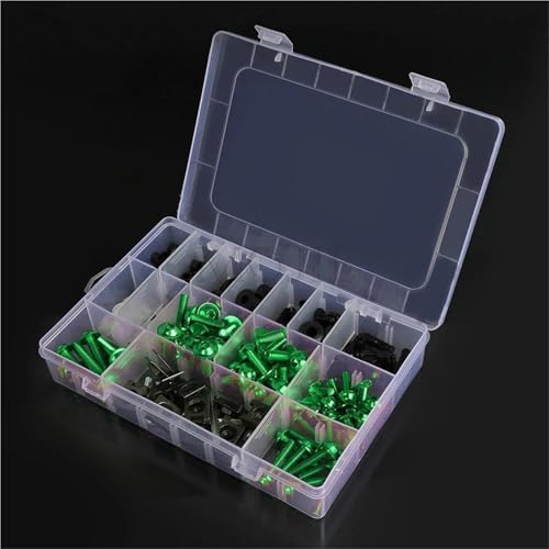 �ɓK������X�Y�L�p �ɓK������TL1000/1000S/1000R VX800 L/M/N/R/T GSX600F /750F/S1000 1983-2024 �t�����g�K���X�l�W�t�F�A�����O�{���g�L�b�g(Green)