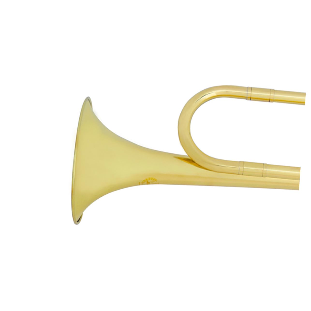 ifundom B Flat Trumpet Instruments Boys and Girls Trumpet Toys Student Brass Body Musical Plaything for Beginners