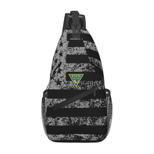 Mochila tipo bandolera pequeña negra resistente al agua miniatura 2