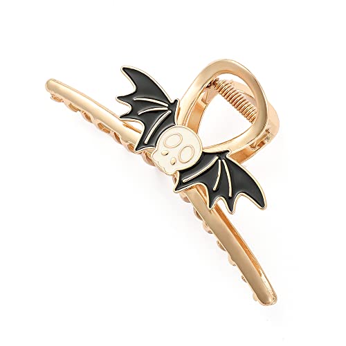 Halloween Hair Clips Pumpkin Pin Set Elegance Tassels Hair Claw Clips For Women Girls Sweet Festival Jewelry Suitable Thick Hair Thin Hair (Hair Clip + Pin-3) #TOP6