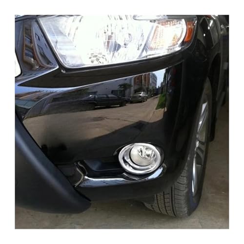 Bisel para faros antiniebla de Highlander 2009 cubierta protectora ABS 5