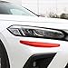 ramuel Car Bumper Guard Universal Rubber Bumpers Protector Cars Front Rear Guard Bully Bumper Guard Strip Protector Anti Collision Anti Scratch (2pc Red)
