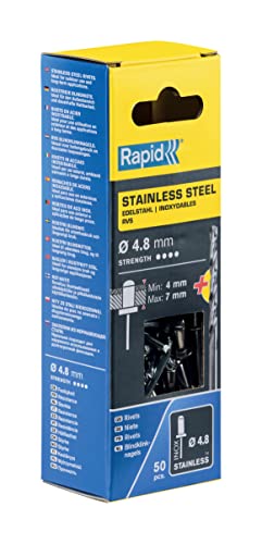 Rivets pop en acier Rapid résistant à la corrosion pour fixations extérieures durables en tôle - 3