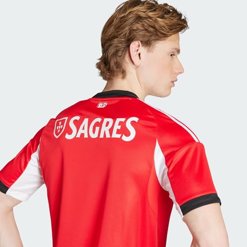 adidas Benfica - Camiseta de manga corta para hombre 2025 2026, rosso, M