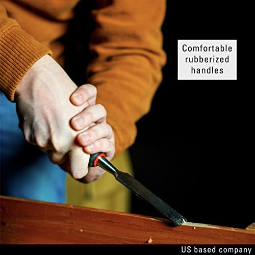 Deadwood Crafted Tools 13pc Wood Carving Chisels and Sharpening Set - Premium Wood Working Tools and Equipment - Thumbnail 3