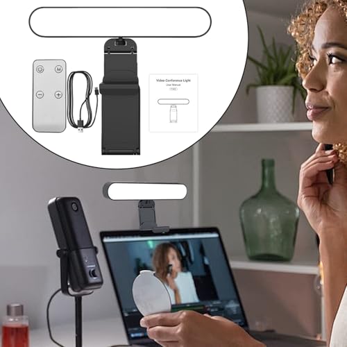 Éclairage zoom Type C 6W | Lampe LED Réglable pour Visioconférence PC