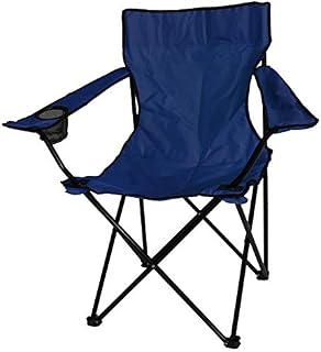 Albert Austin Beach Chair Folding Camping Chairs  Lightweight Folding Chair Outdoor Seat For Camping, Fishing, Beach (Blue)