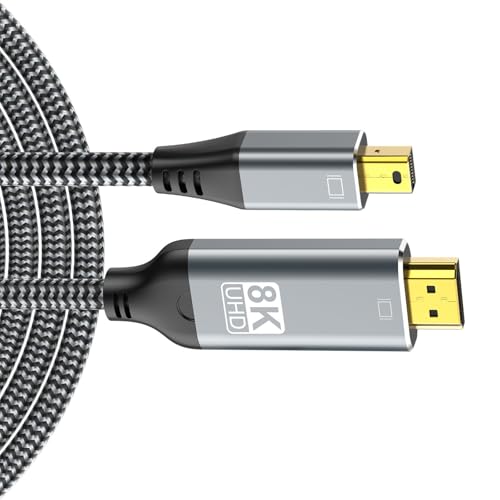 Connexion HDTV 2.1 miniature adaptateur 8K 60Hz et 4K 120Hz pour écran et TV