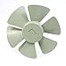 Aexit Plastikowy silnik wentylatora Exaust, otwór 8 mm, 6 łopatek łopatki wentylatora(Ventilateur Exaust en plastique, trou 8 mm, ailette à ventilateur