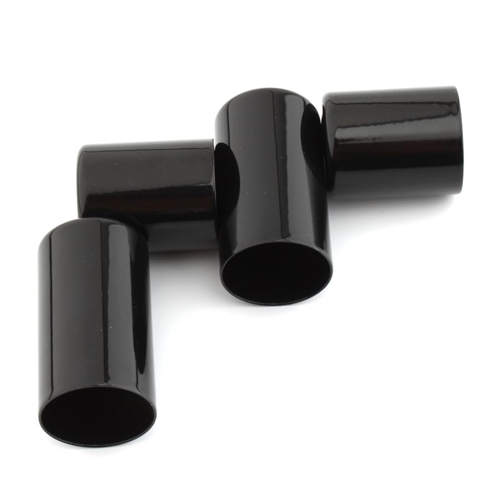 FSFY – Lot de 2 capuchons magnétiques de rechange pour point d'ancrage de moto, longs et courts pour Harley Street Glide, Electra Glide, Road Glide, pour Road King 2009-2023, noir
