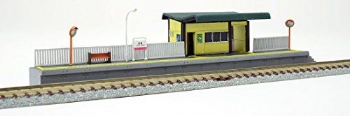 Gare de banlieue TomyTEC 258582 décor miniature pour train électrique
