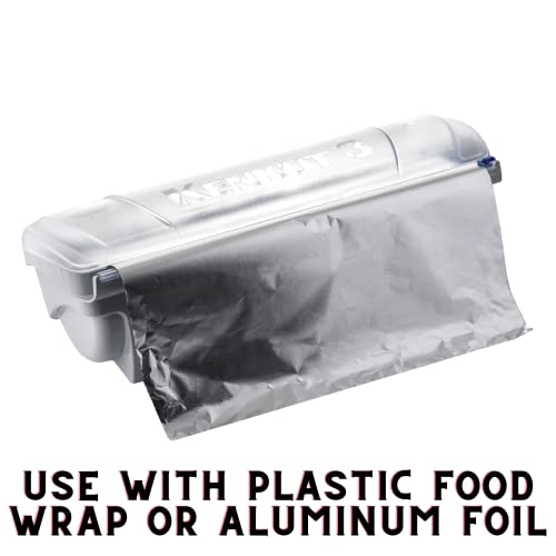 Tablecraft Film Wrapper Film Dispenser, Kenkut Single Roll Of Plastic Food Cling Wrap And Aluminum Foil Holder, Slide Cutter, Heavy Duty Foodservice Restaurant Kitchen #TOP4