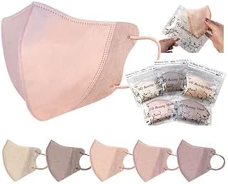 カラーアソートマスク お得なまとめ買い5パックセット 血色マスク 不織布 使い捨て 立体 カラーマスク チークマスク 血色カラー ピンク ベージュ ニュアンスカラー おしゃれマスク かわいい 可愛い 女性用 大人用 スーツ メイク映え