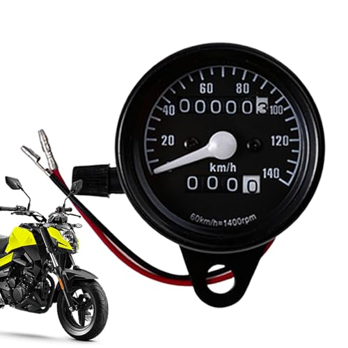 Contachilometri per moto, contagiri digitale per moto | Contachilometri digitale retrò LED 12V | Tachimetro GPS con doppio chilometraggio moto impermeabili per moto