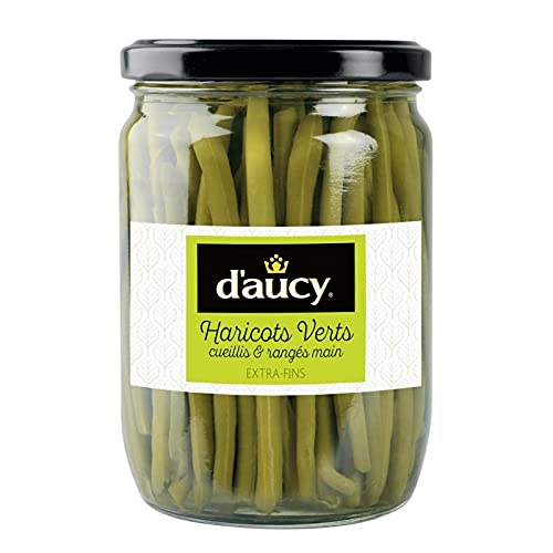 D'AUCY - Haricots Verts Extra Fins Rangés 280G - Lot De 4