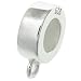 2 pcs .925 Sterling Silver Pendant Charm Connector Cord Ring Slider Stopper w/ Rubber Bead For Pandora Troll Chamilia European Charm / Findings / Bright