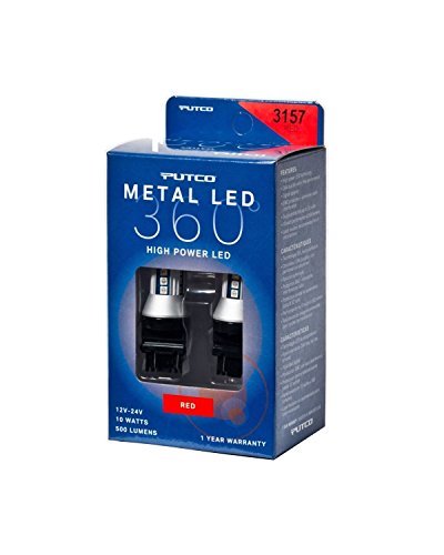Par de Bombillas LED de Luz de Freno Plasma Roja 343157R-360 miniatura 1
