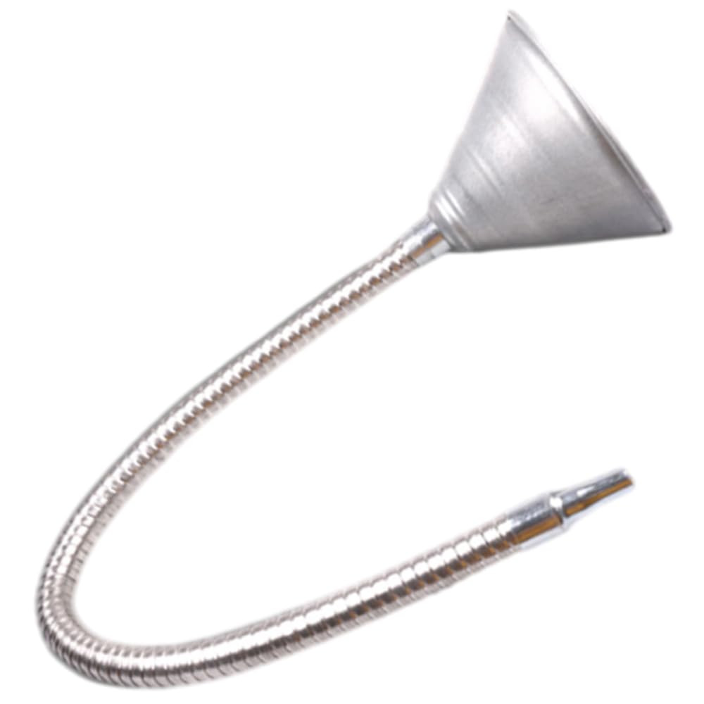 Embudo Riloer, embudo de aceite flexible para coche, embudo universal para gasolina y combustible de coche con filtro, embudo de combustible para lata de aceite, embudo de gasolina
