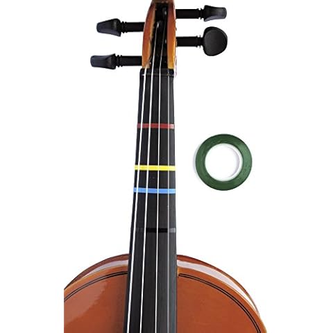 Long Beach Music Violin Fingering Tape (Green) 300" Inches Cover
