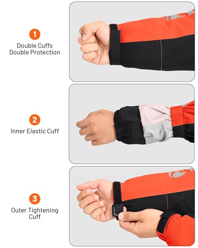 Oumurs Motorcycle Rain Suit For Men & Women Waterproof Motorcycle Rain Gear Fishing Riding Golf Working Bike Hunting Camping Rain Coat thumb #6