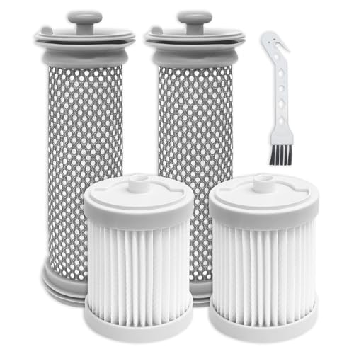 Image of 4-Pack Replacement Filter Kit Compatible with Tineco A10 / A11 Series, PURE ONE S11 & PWRHERO 11 Snap Cordless Vacuums, 2 Pre-Filters & 2 Post-Filters