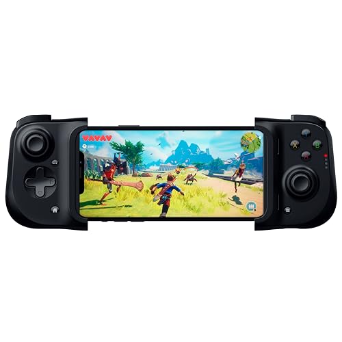 Kishi per iPhone - Controller di gioco per smartphone, Connessione USB-C, Design ergonomico, Adattamento individuale per telefoni cellulari, Dispositivo analogico, Bassa latenza, Nero