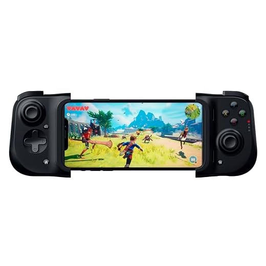 Razer Kishi für iOS (iPhone) - Smartphone Gaming Controller (USB-C Anschluss, Ergonomisches Design, Individuelle Passform, Analog-Stick, Ultra niedrige Latenz) Schwarz