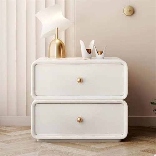 Table de chevet de luxe HJMMHX design haut de gamme avec double compartiment