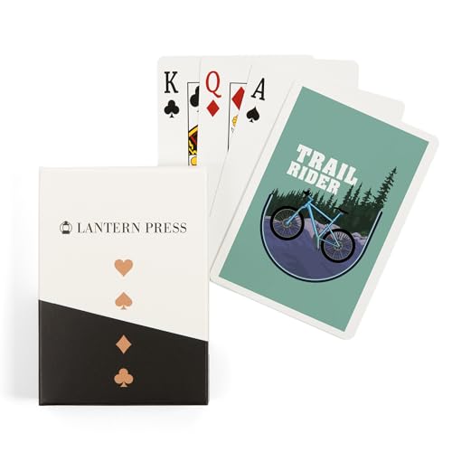 Baraja de naipes Lantern Press Trail Rider Poker 52 cartas