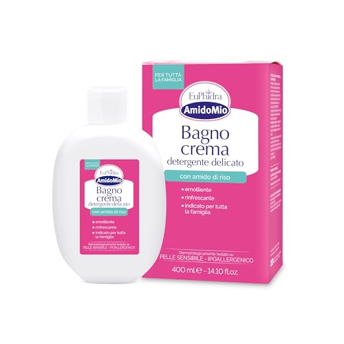 Amidomio Euphidra Bagno Crema Detergente Delicato, 400 Millilitro
