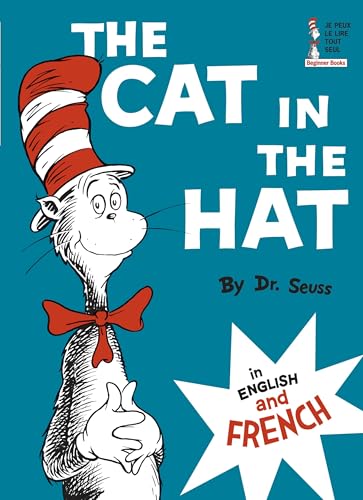 Image of The Cat in the Hat in English and French (Le Chat Au Chapeau)